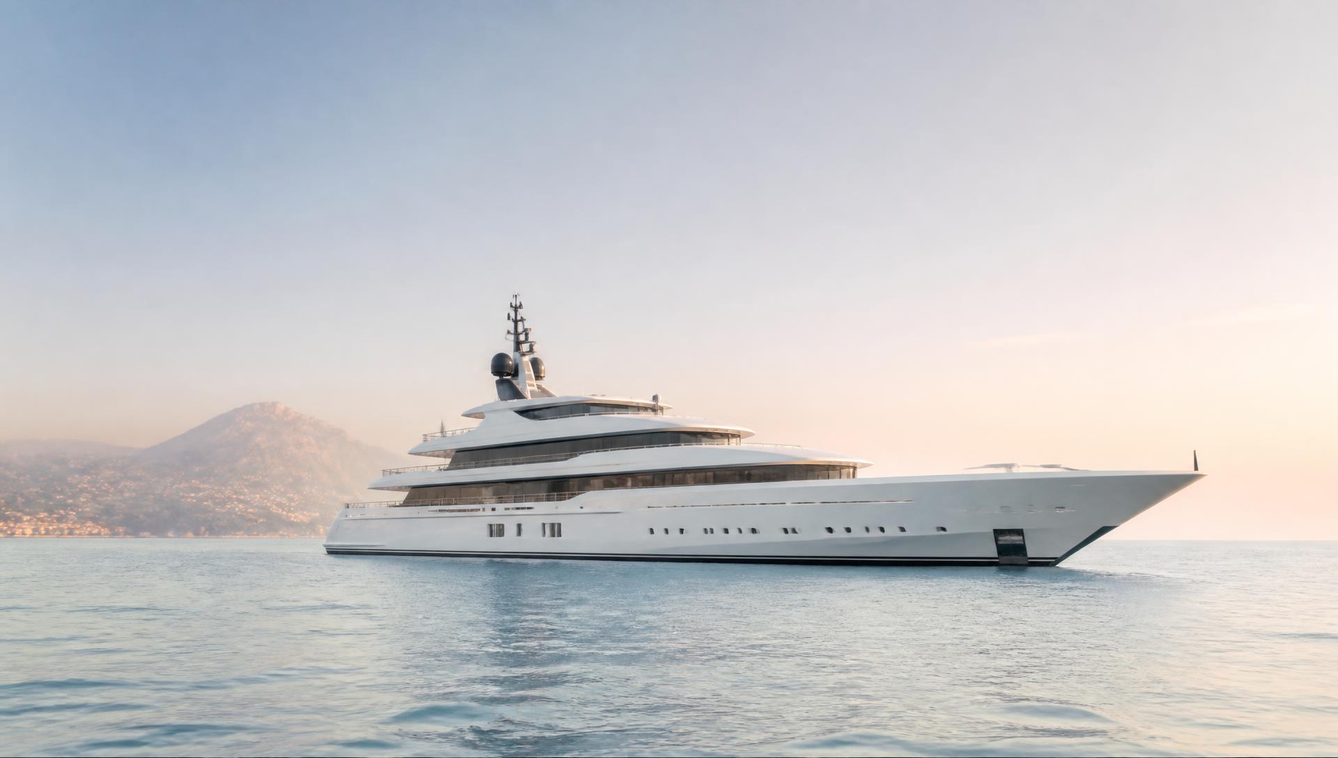 Superyacht exterior